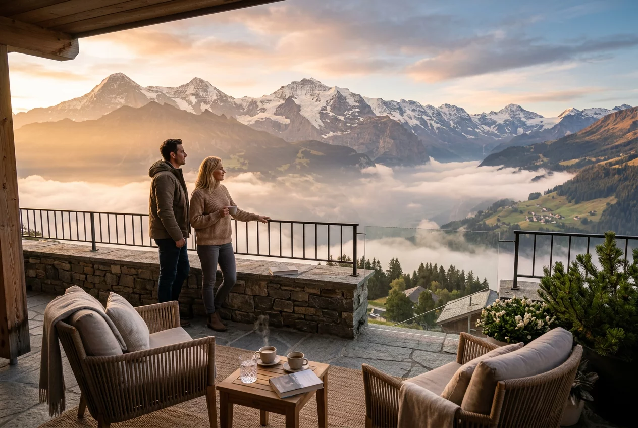Luxury travel landscape